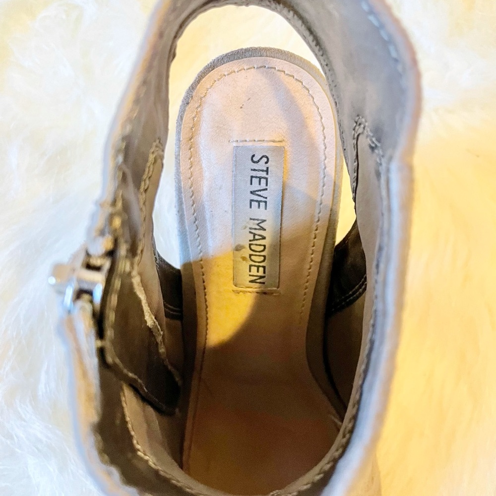 Steven Madden Tan Heeled Ankle Bootie 7.5 - Picture 2 of 6